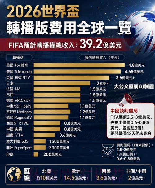 2026世界杯转播平台精选指南：最受欢迎的观赛渠道盘点